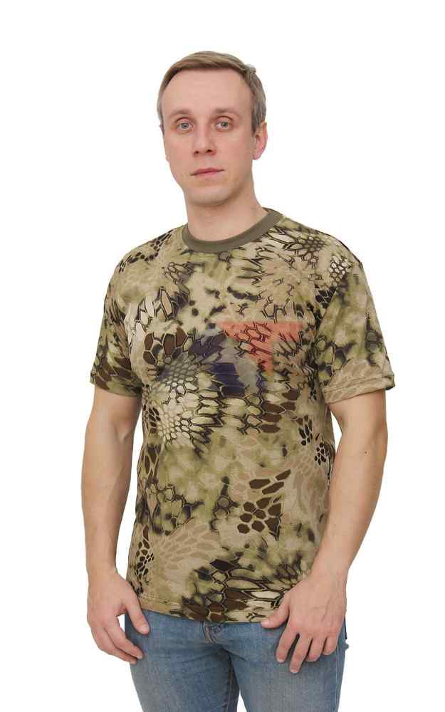 Футболка КМФ "Питон зеленый" кулирка