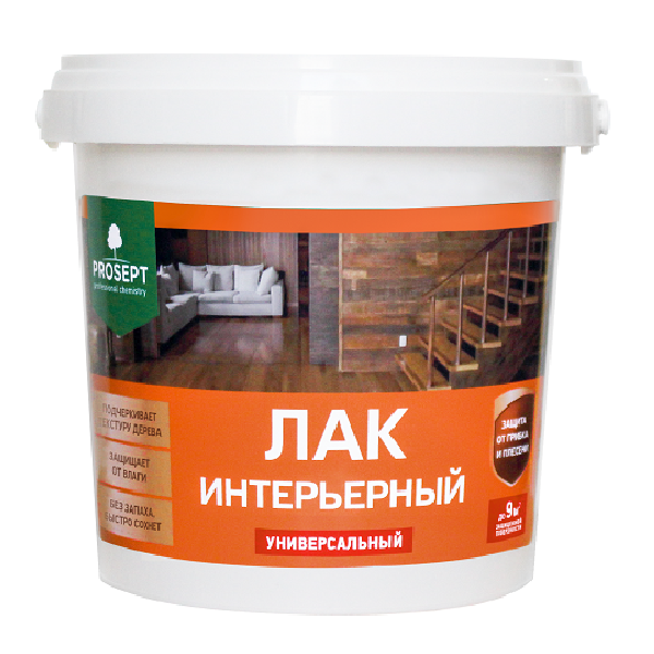 Лак интерьерный универсальный, 2л PROSEPT