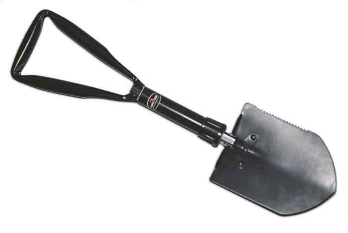 Лопатка саперная складная в чехле, ручка 30 см /СЕРВИС КЛЮЧ