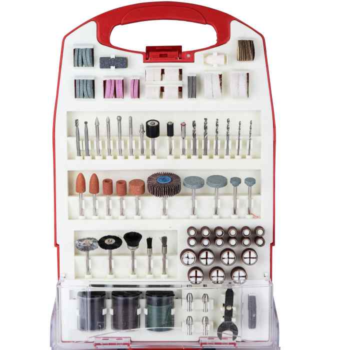 Набор принадлежностей для гравировальных машин P.I.T. ASET11-0188 (188 предметов, пластиковый кейс)