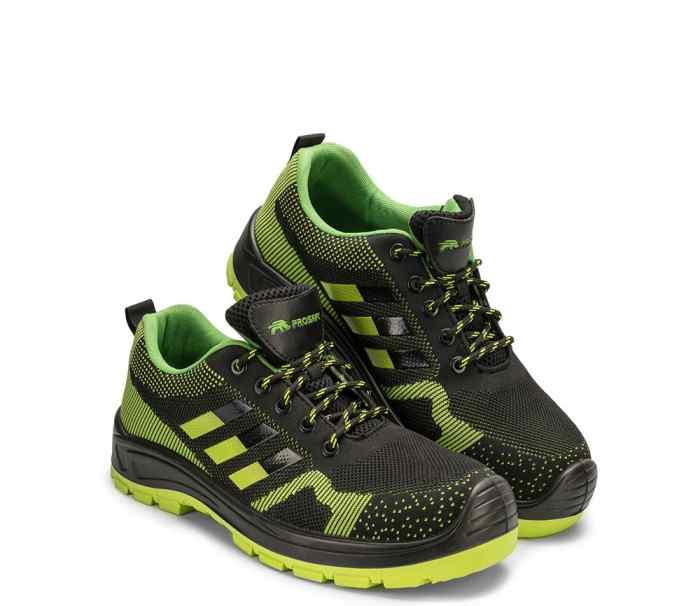 Полуботинки "PRO-SAFE" зелен/черн (Полуботинки 8730/1)