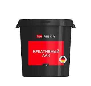 Лак Креативный (акриловый) цвет серебро 3 кг.