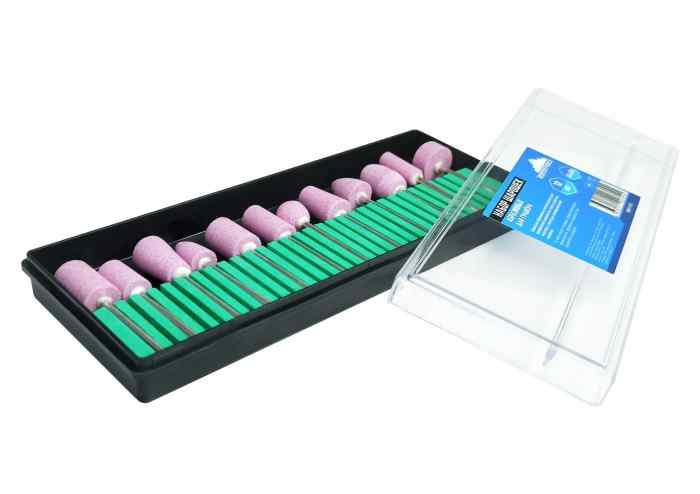 НАБОР ШАРОШЕК АБРАЗИВНЫХ ДЛЯ ГРАВЕРА 12шт/ VERTEXTOOLS