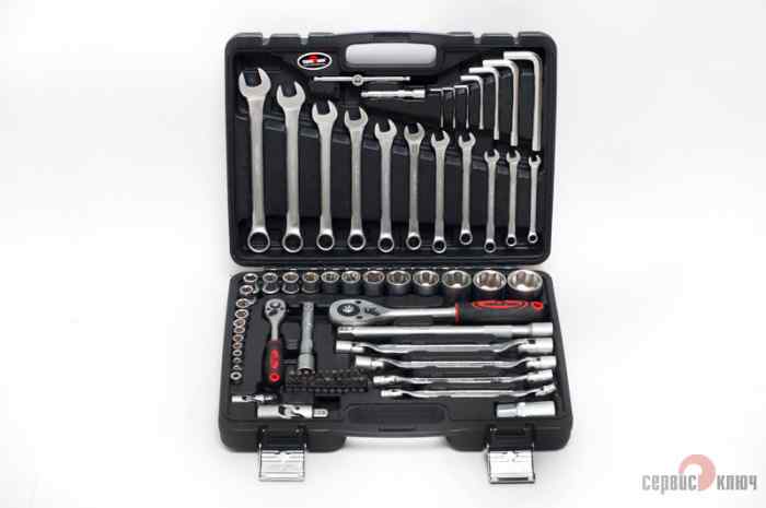 Набор инструмента 77 пр. СЕРВИС КЛЮЧ