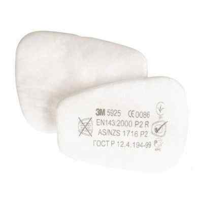 Предфильтр 3М 5925 противоаэрозольный Р2 1шт