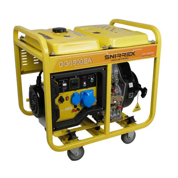 Генератор дизельный SNIRREX DG6500EA (220В, 13л.с., 5,0/6,5кВт 15л. ручной/электро)