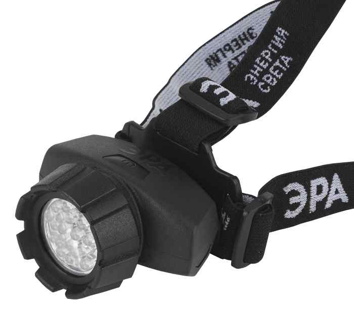 Фонарь ЭРА LED GB-605 Налобный (23LED,3хААА (н/к), 4 режима, чёрный блистер)